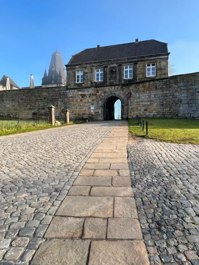 "An Der Alten Muehle 1" Fewo 120 Qm, Zwei Grosse Schlafzimmer, Suedbalkon, Gartenterrasse & Wallbox Bad Bentheim Exterior foto
